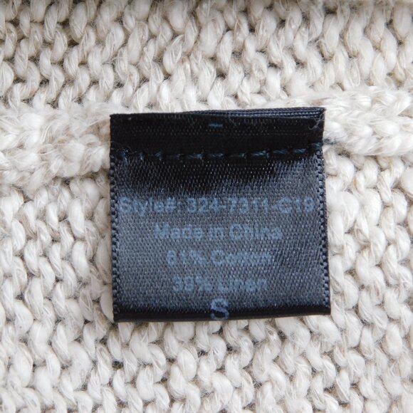 Jenni Kayne Oatmeal Cotton Linen Long Hooded Open Cardigan | VGUC | Small - Picture 8 of 10